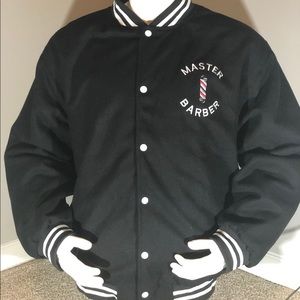 Wool varsity jacket